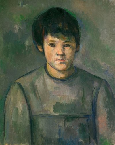 Portret van een meisje door Paul Cézanne